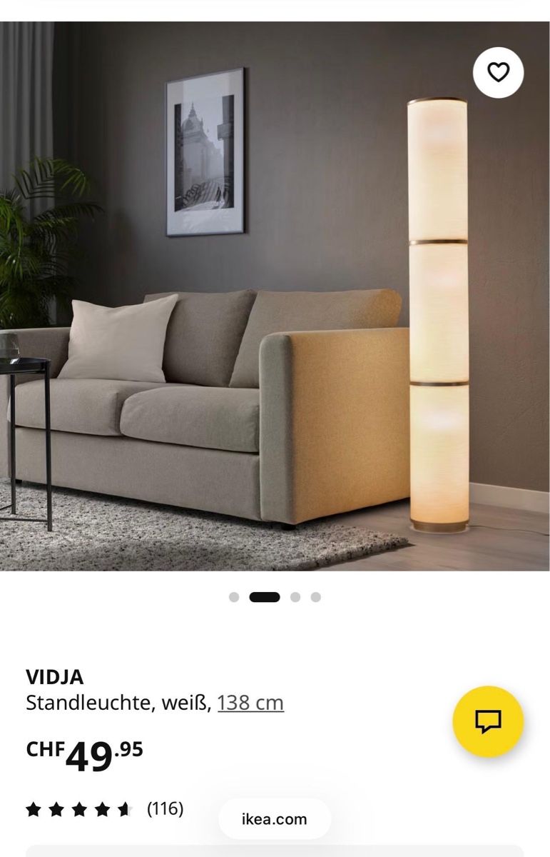 Ikea Lampade: Lampe, Standleuchte inkl. 6 Birnen IKEA – Nuovo (secondo la descrizione) da Zürich venduto da ste_5rs7 1