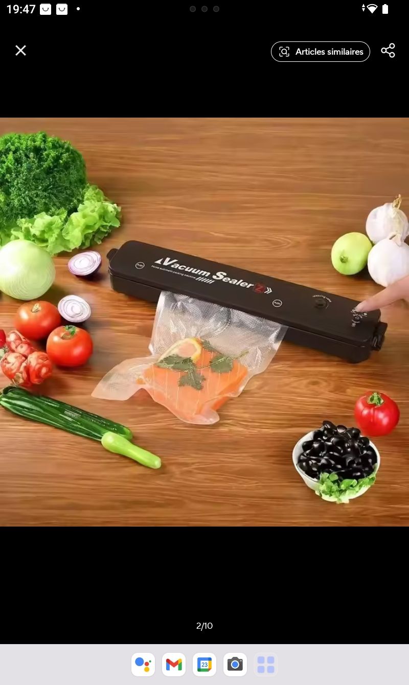 Toutes les machines: Machine sous vide, scelleuse aliments +10 sacs inclus – Neuf avec emballage d'origine à Genève par web_hfc6 5