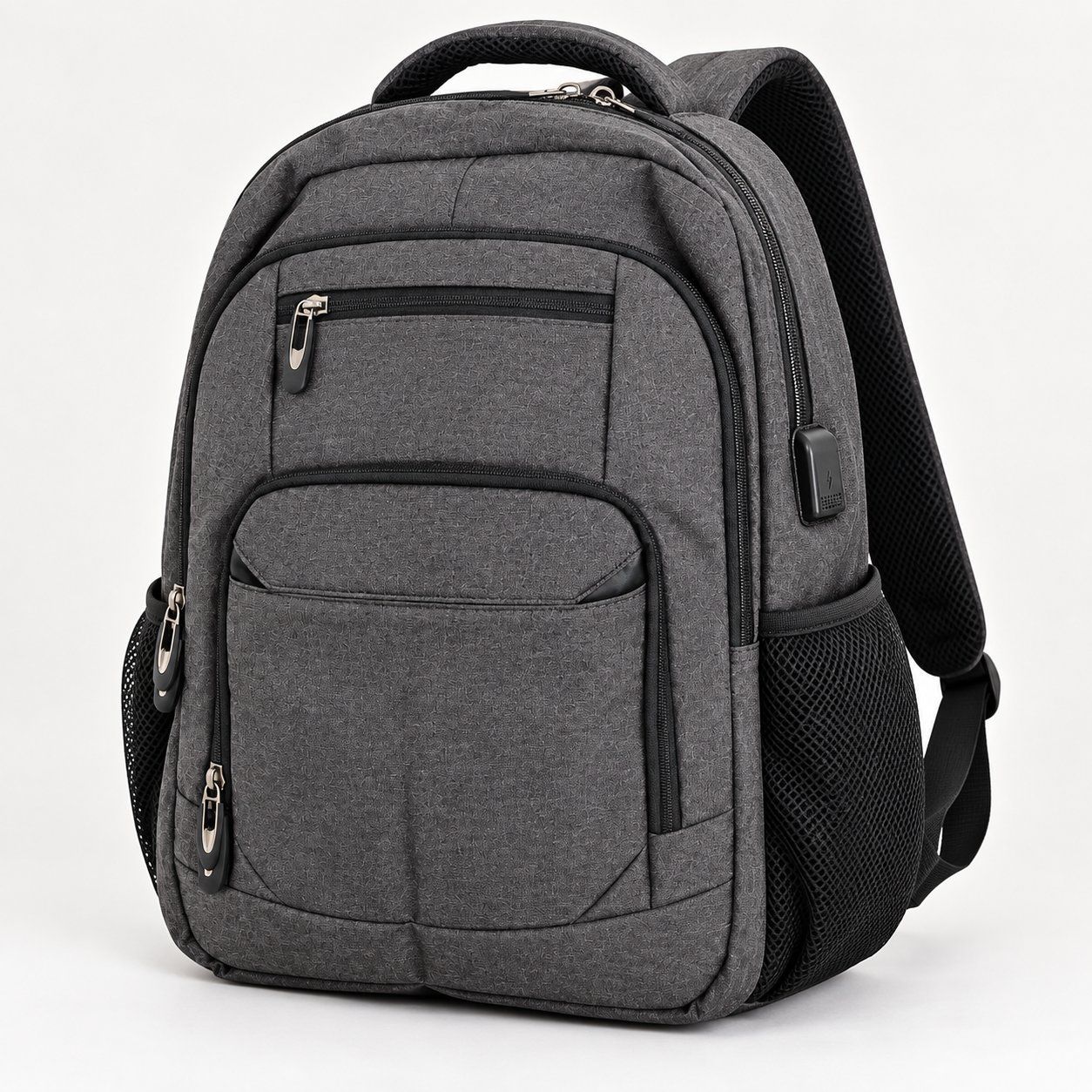 Zaini: Backpack grey with USB charging port, new condition – Nuovo e nell'imballaggio originale da Düdingen venduto da its_sjd2
