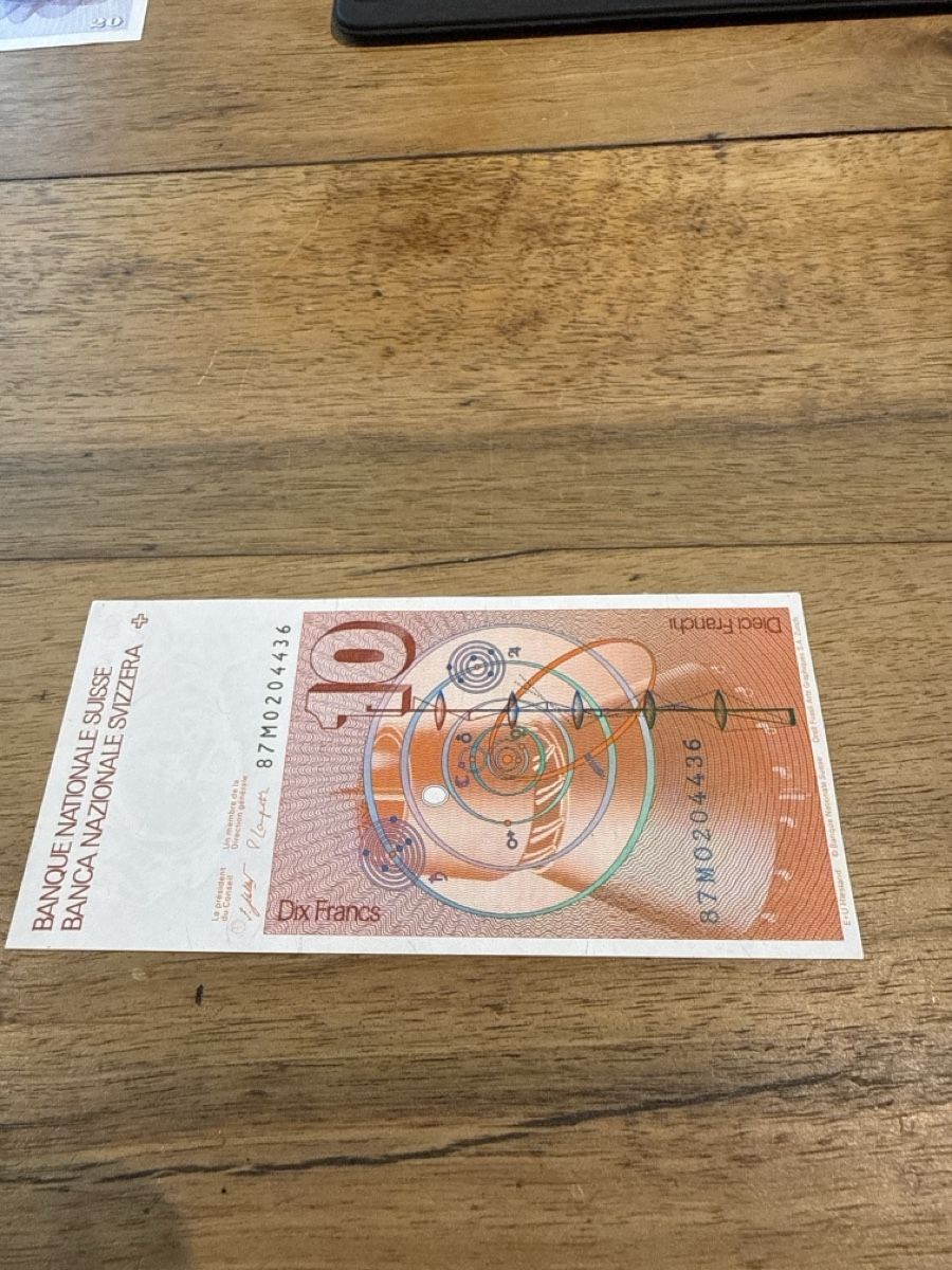 Banconote: Schweizer Franken 10 Note 1987 – Usato da Balterswil venduto da tadagmarsan 1