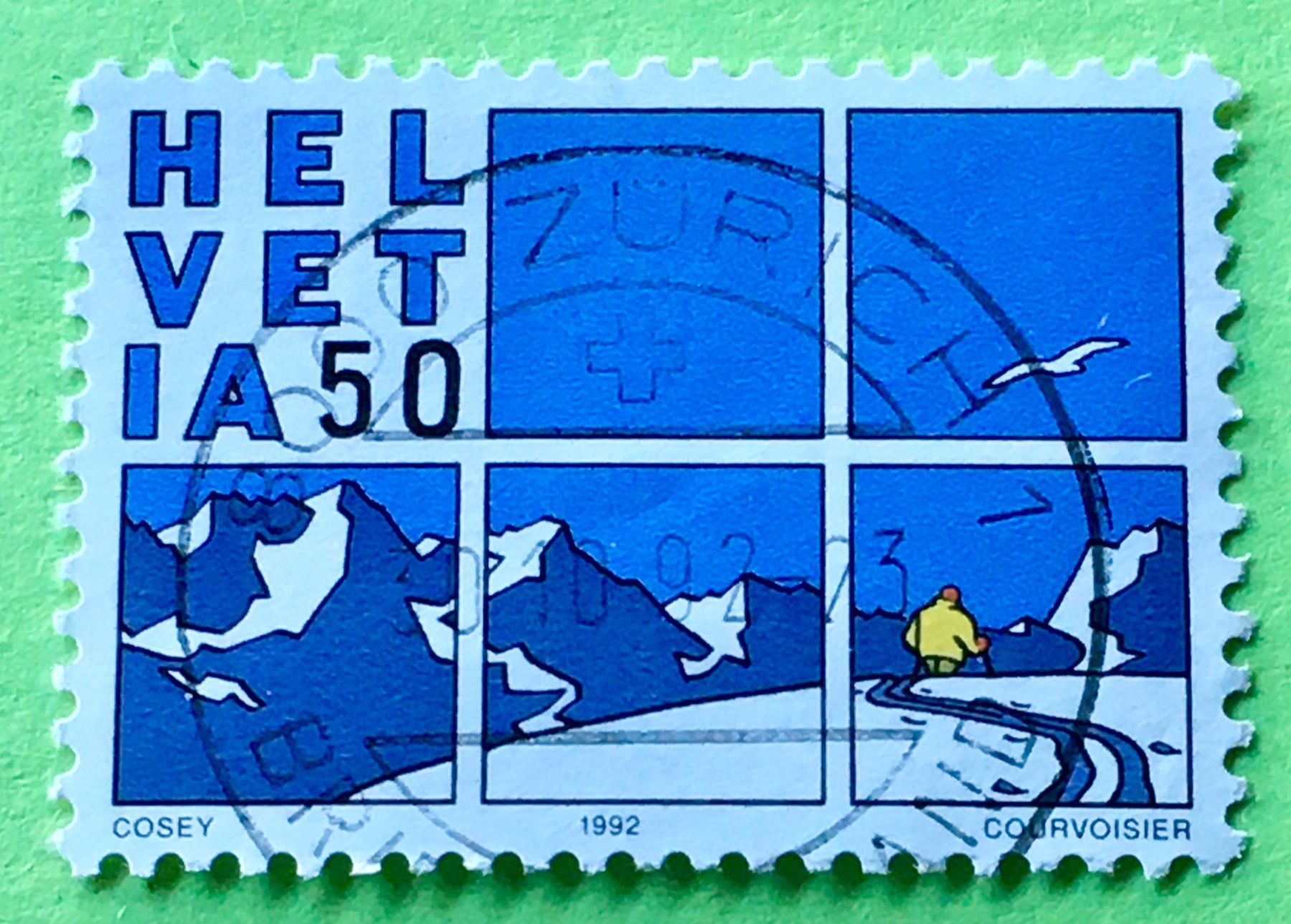 Tutti i francobolli: Nr.828 GESTEMPELT Zürich    – Usato da Aarau venduto da Billa007