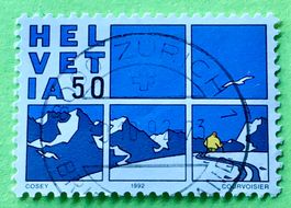 Nr.828 GESTEMPELT Zürich   