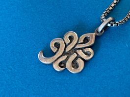Silberkette Anhänger“Trible“ (50 cm)