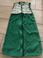 Baby-Schlafsack Gr. 68-80 grün, Krokodile, Frottee