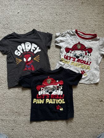 Kinder Kleider 98 T-Shirts: Paw Patrol, Spidey