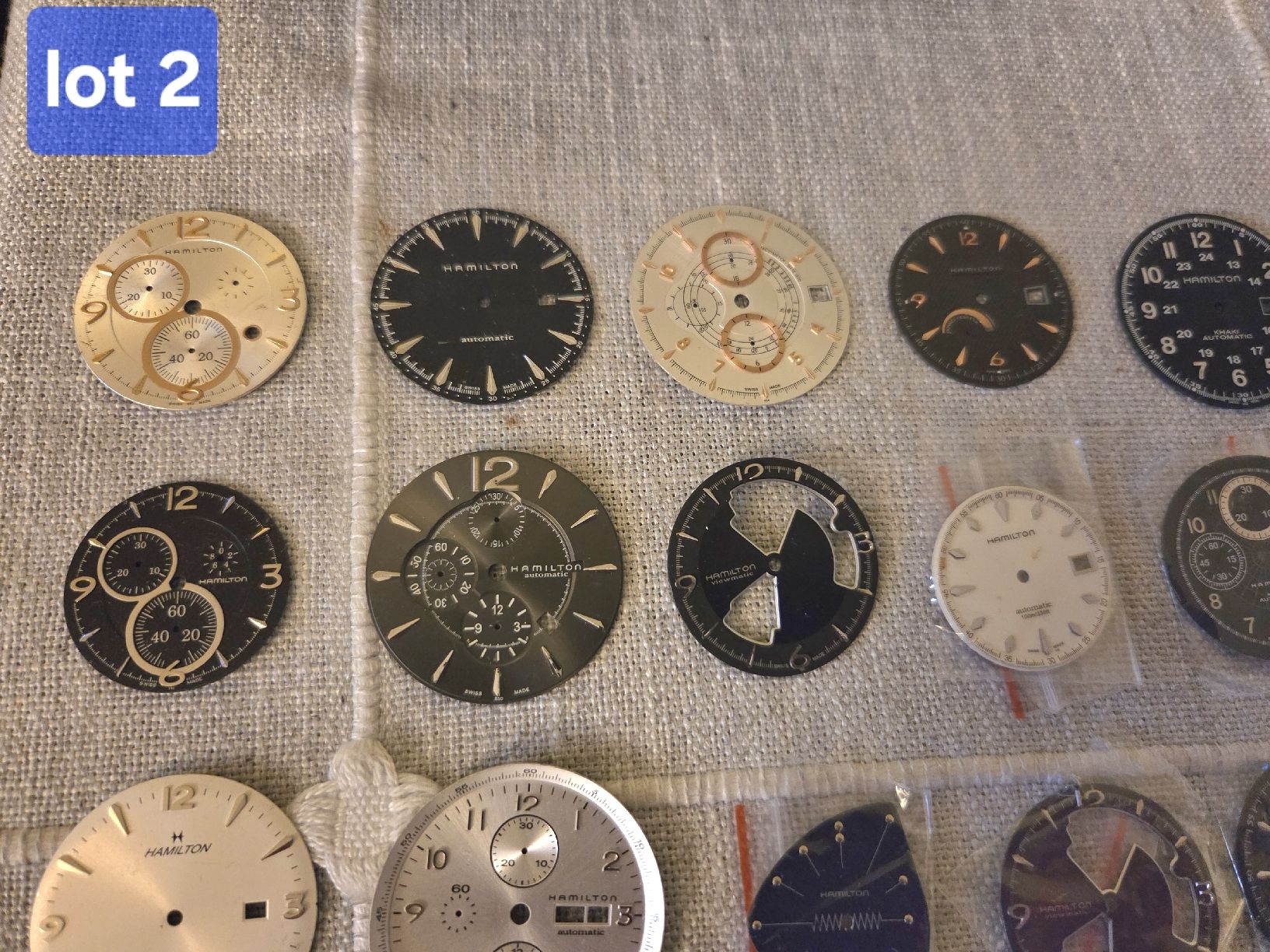 Hamilton Orologi: lot de cadrans Hamilton ( 30 pcs) – Usato da la Chaux-de-Fonds venduto da Firenze6 1