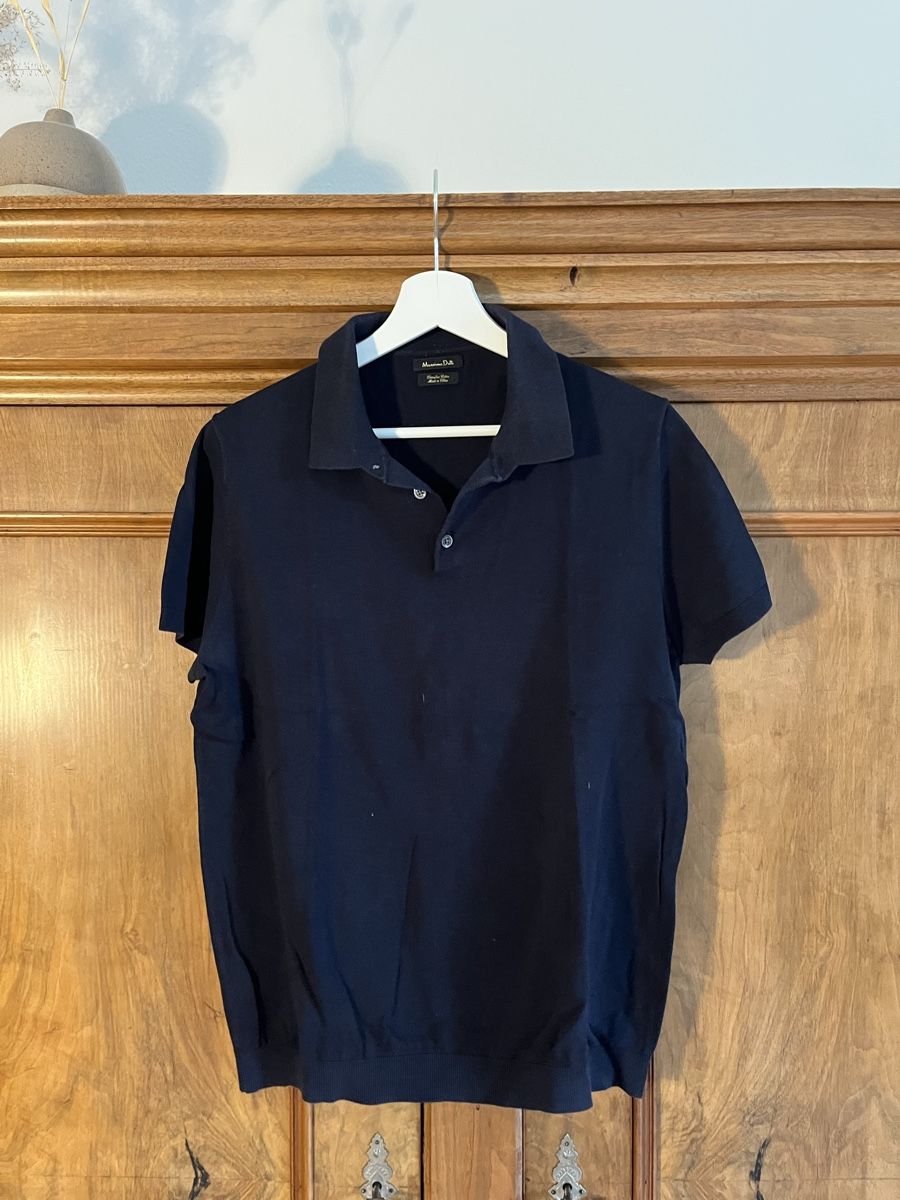 Massimo Dutti Polo-Shirts: Poloshirt, dunkelblau, Gr. M, Massimo Dutti – Gebraucht aus St. Gallen von Gloom22 1