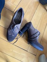 Chaussures tallons daim marron bi-colore Nero Giardini 39
