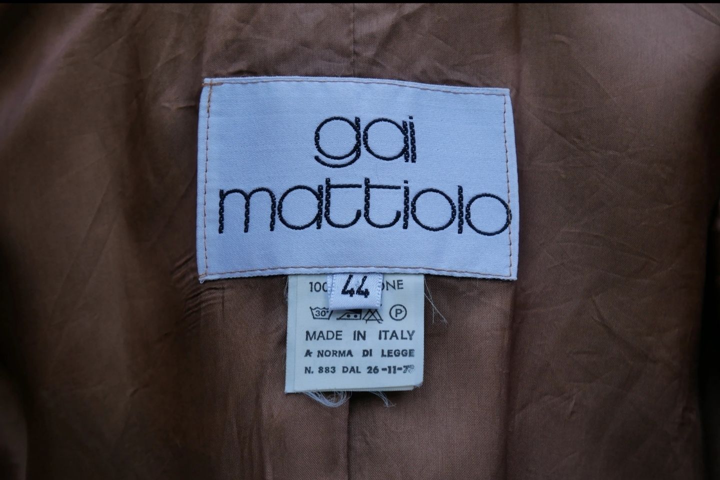 Jacken: Vintage Gai Mattiolo self patterned evening blazer jacket – Gebraucht aus La Tour-de-Peilz von dAutrefois 8