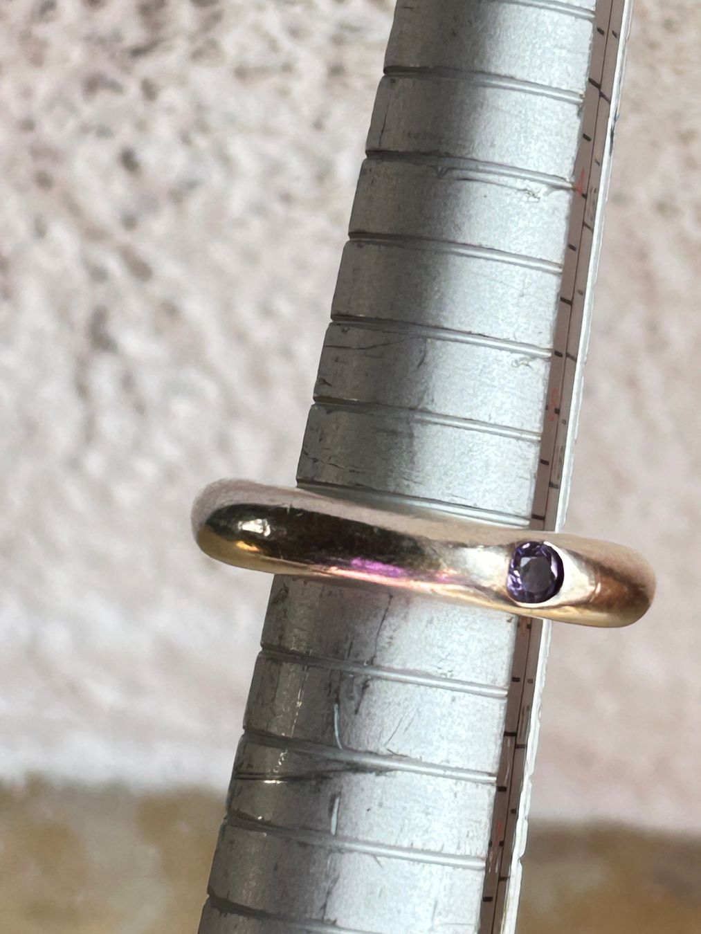 Anelli: Silberring mit Amethyst Stein, Grösse 52 – Usato da Dittingen venduto da Bijoubelle 5