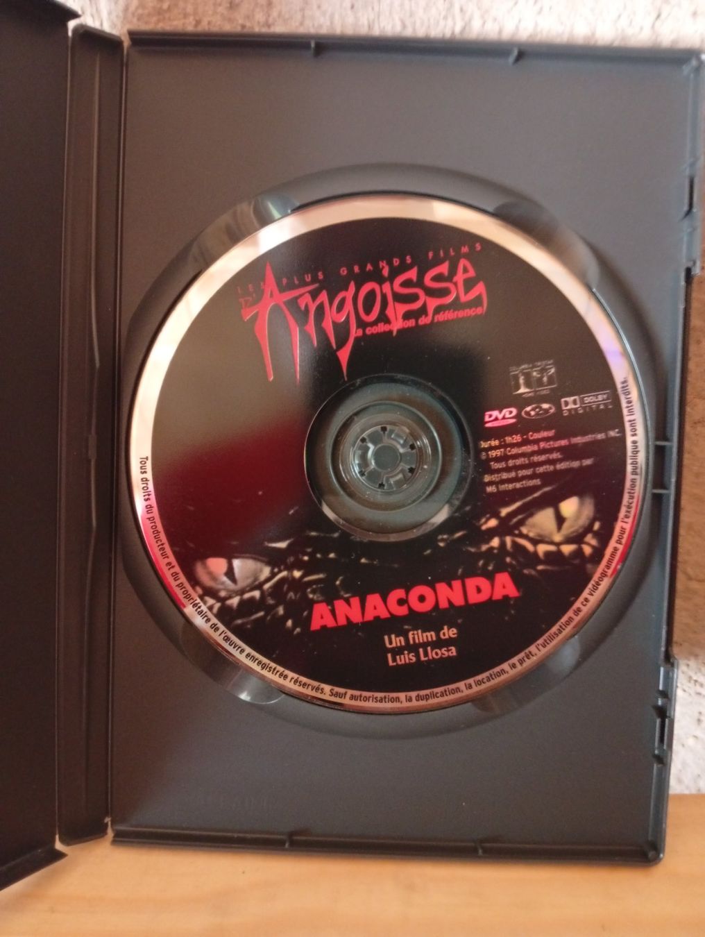 Tutti i DVDs: DVD Anaconda – Usato da Perrefitte venduto da 36B 1