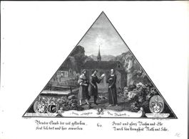 Ranft Einsiedelei Lithographie  1828