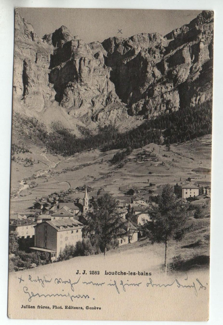 Ansichtskarten: LOUËCHE-LES-BAINS Leukerbad – Gebraucht aus Jona von philajona