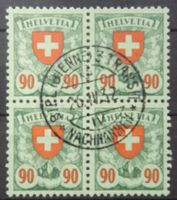 CH - Wappenmuster - SBK Nr. 163 im 4er Block