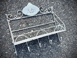 Deko Set Shabby Chic Le Bain 4-teilig fürs Bad