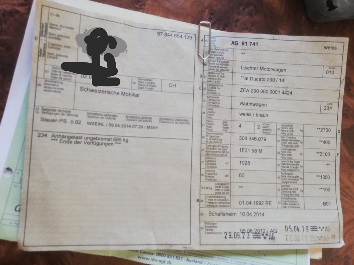 Mobilhome: Fiat – Usato da Ehrendingen venduto da mar_cd89 9