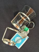 2 Tassenhalter Durchmesser 6 & 6.5 cm, hoch 7cm EgonKreis SG