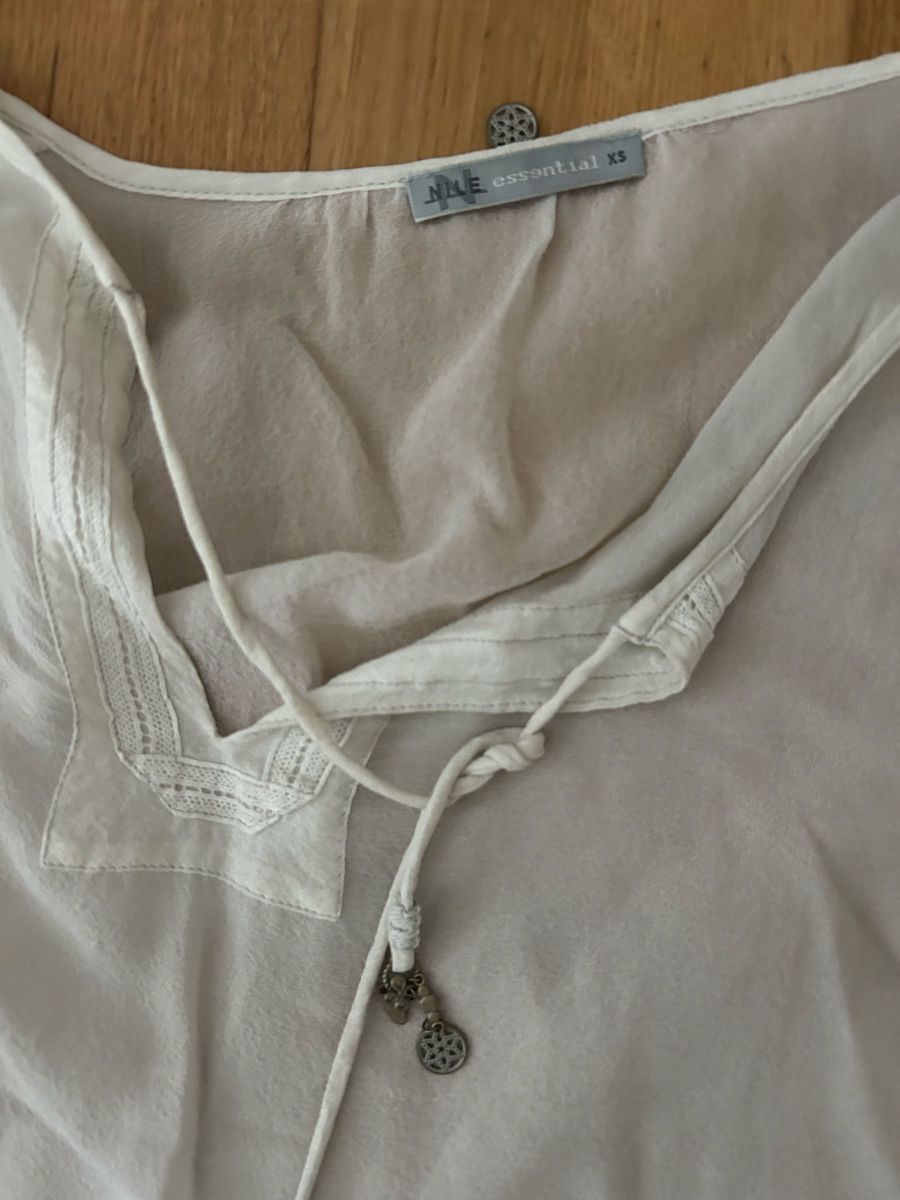 Nile Camicette: Weisse Chiffon Bluse Nile – Usato da Bachs venduto da jok_8p6r 1