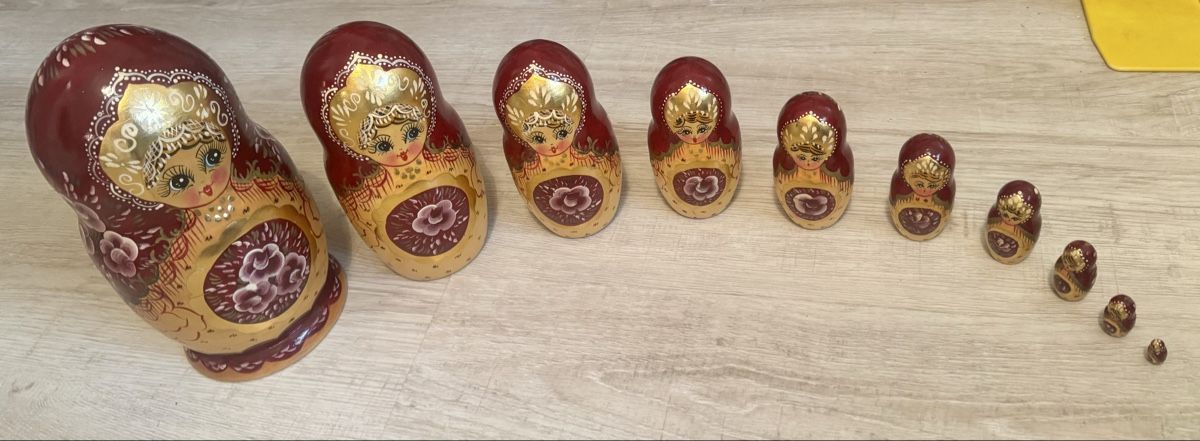 Alle Dekorationen: Matrjoschka 10-teilig – Gebraucht aus Olten von ebelin01 1