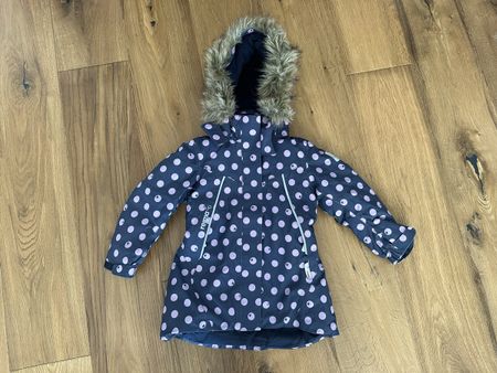 Reima Tec Winterjacke gepunktet Grösse 104 🍁🍂