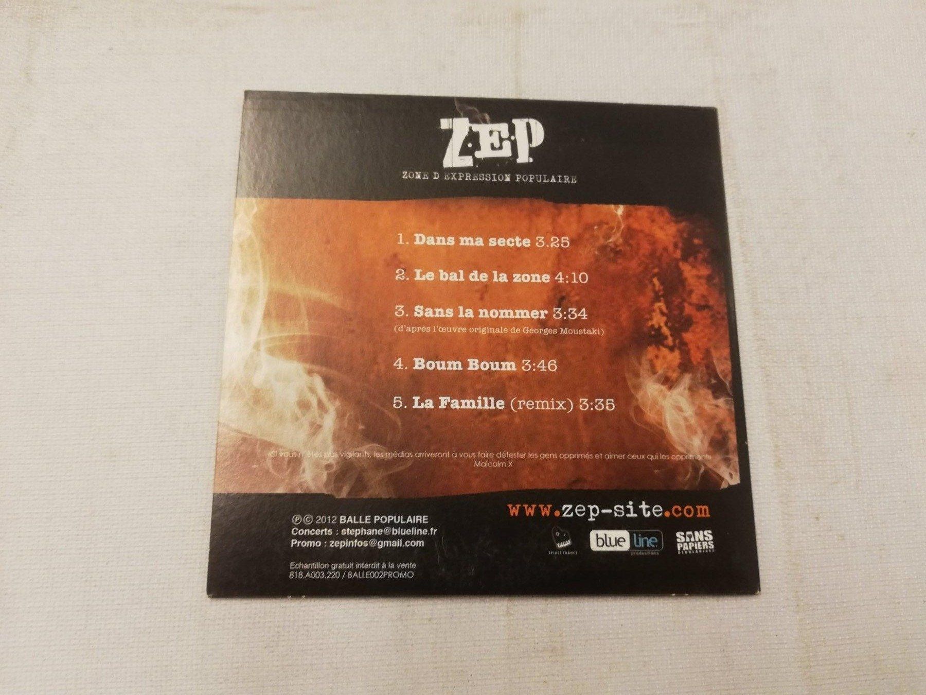 CDs: Z.E.P - LE BAL DE ZONE – Gebraucht aus Bern von Vinylsound.ch 1