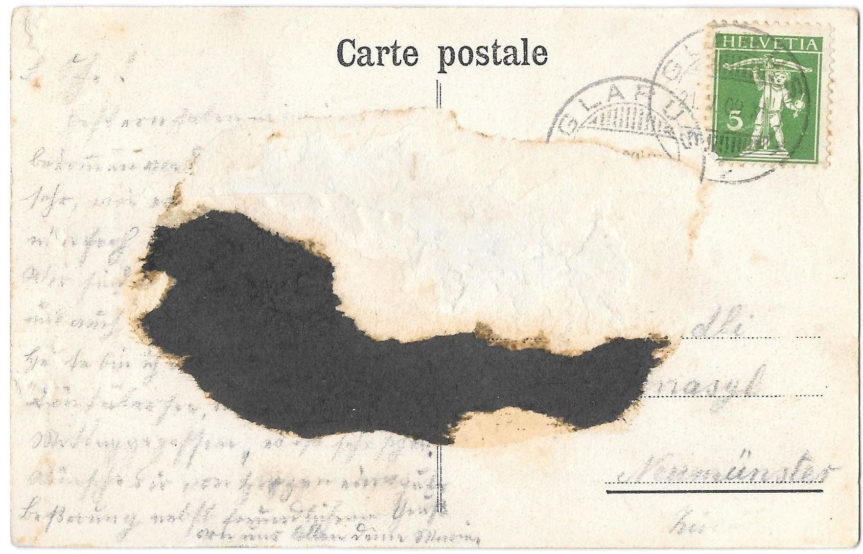 Cartoline postali: Löntsch am Weg ins Klönthal – Usato da Olten venduto da clotaldi 1