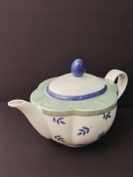 Villeroy & Boch Teekanne elegant blau grün Deckel