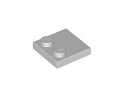 LEGO - 100x Light Bluish Gray Tile Modified - 33909 - NEW