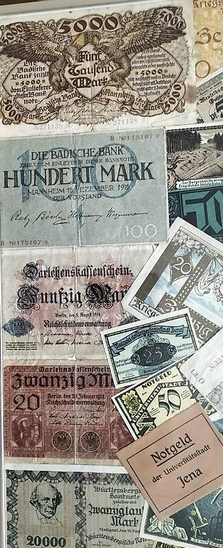 Banconote: Sammlung Reichsbanknoten  – Usato da Steinach venduto da Tsgweh 2