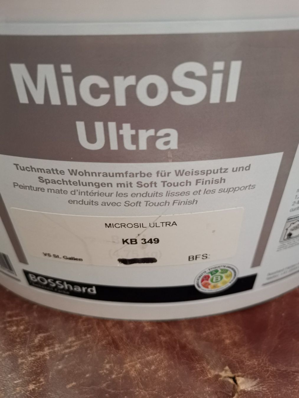 Peintures: Farbe Rot Profi Bosshard – D'occasion à Goldach par Top-Shops 1