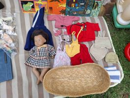 Original Vintage Sasha Morgenthaler Puppe mit Kleiderset