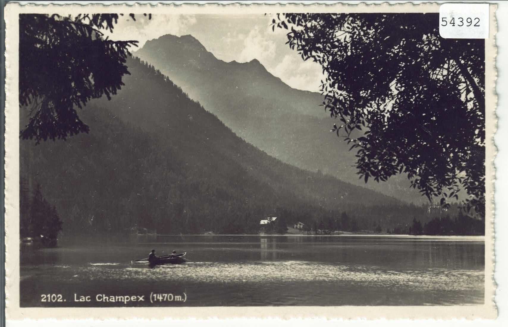 Cartoline postali: Lac Champex - Ruderboot – Usato da Ettingen venduto da Kartenplanet