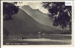 Lac Champex - Ruderboot