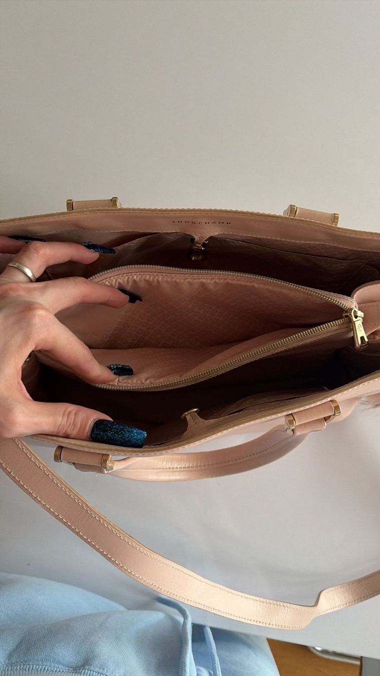 Longchamp Borse da donna: Longchamp Ledertasche, rosa, neuwertig, Herbst Schnäppchen! – Nuovo (secondo la descrizione) da Pfäffikon ZH venduto da MM8619 2