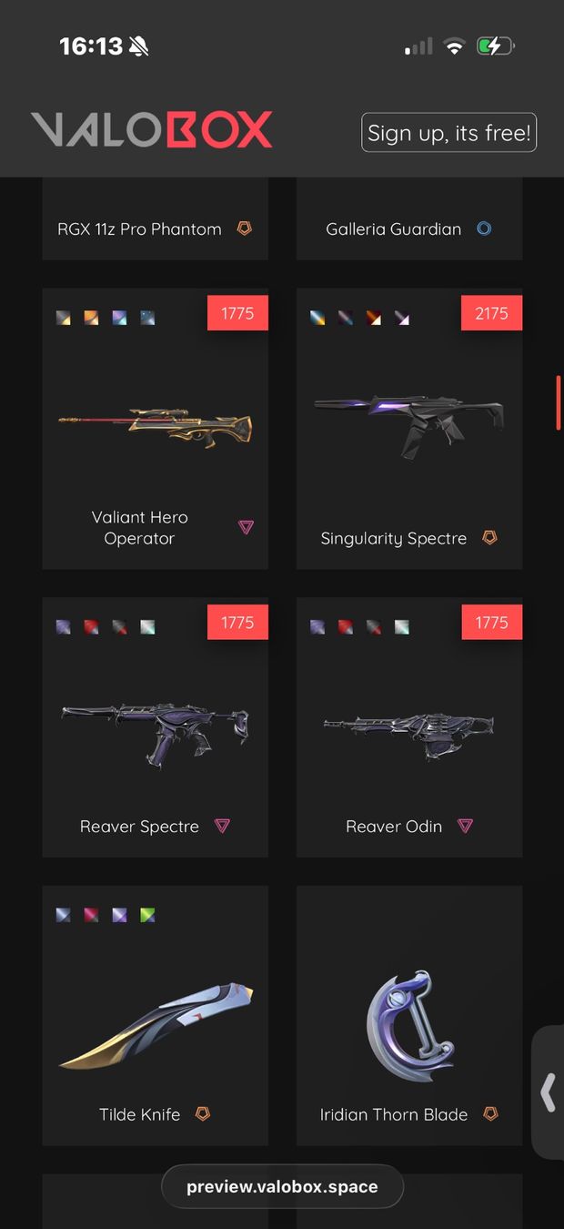 Giochi: Valorant Accounts - Rare Skins – Nuovo e nell'imballaggio originale da Hüttwilen venduto da aurelcyril 6