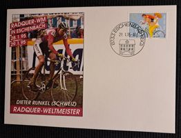 SONDERBRIEF RADQUER-WELTMEISTER 29.1.95 - DIETER RUNKEL