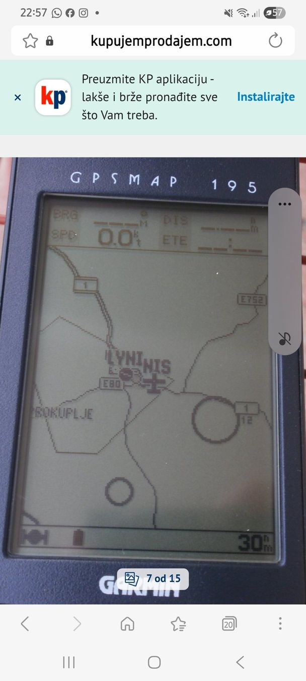Garmin Navigation: GARMIN GPS MAP 195, Navigations- Gerät mit externer Antenne – D'occasion à Seon par Eva_worldwide 5
