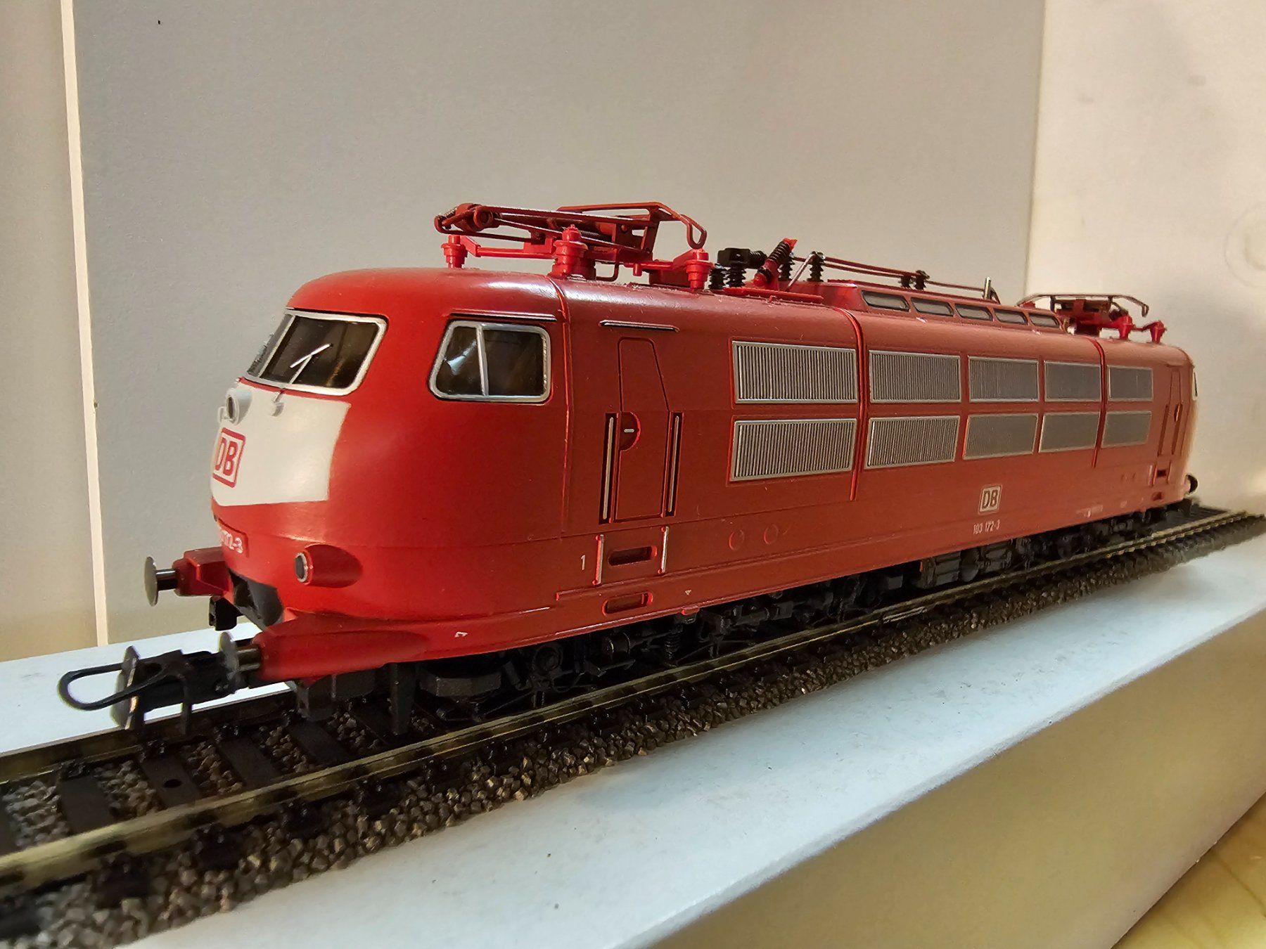 Fleischmann Modellini di ferrovie: Fleischmann Baureihe 103 DB rot – Usato da Rheinfelden venduto da stephan28bike 9