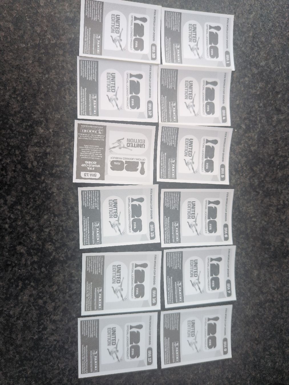 Panini Sammelbilder & Trading cards: 12 Brasilien Panini  – Neu (gemäss Beschreibung) aus Dittingen von uke4243