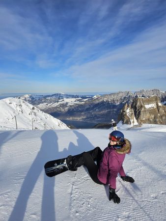 Winter-/Skijacke Ripcurl mit künstlichem Pelzkragen, L