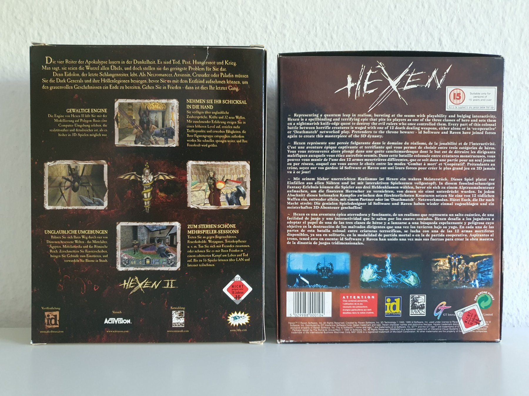 Giochi: PC Games HeXen + HeXen 2 (1995-1997) Big Box Bundle – Usato da Greifensee venduto da perfectioN88 3