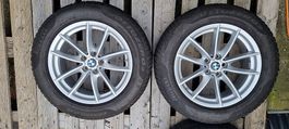 Roues hiver origine BMW X3-X4 18" pneus runflat Pirelli 