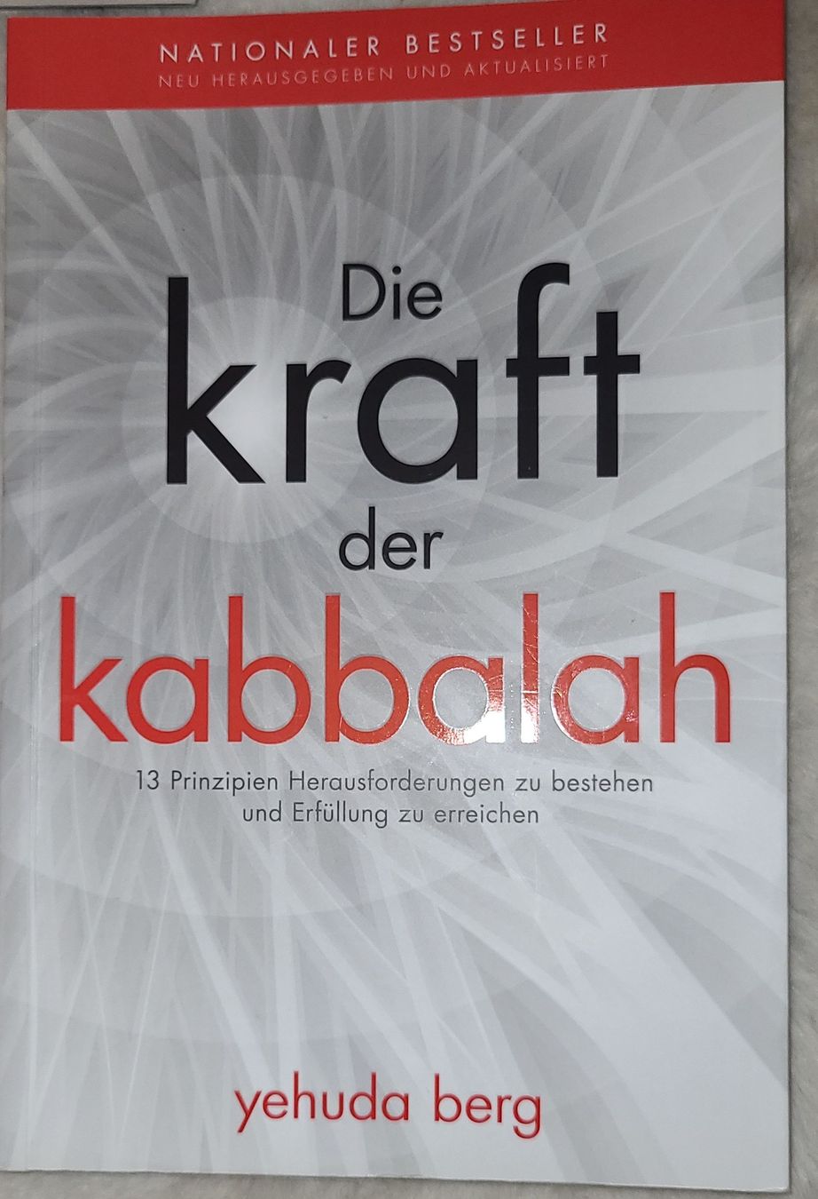 Libri: Yehuda Berg: Die Kraft der Kabbalah – Usato da Horgenberg venduto da Klatschmohnmaria