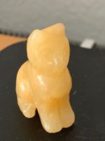 3 Sehr schöne Katzenfiguren aus Honig Calcit