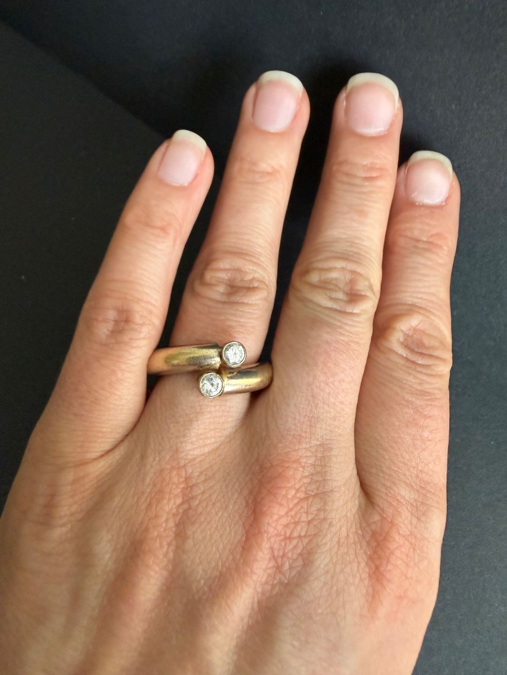 Anelli: Massiver Silber Ring 925, vergoldet – Usato da Spiegel b. Bern venduto da Rogger72 7