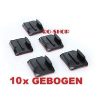 10X KLEBEHALTERUNG GEBOGEN F. GOPRO HERO