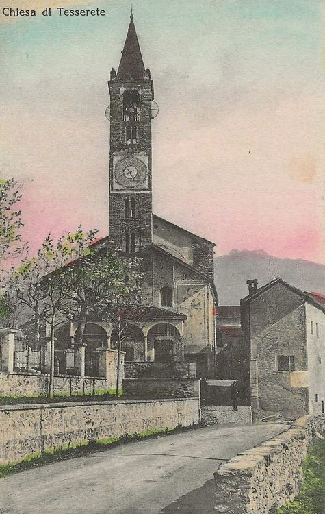 Tesserete TI Dorf Kirche ca. 1920 sehr gut erhalten (Neu (gemäss ...