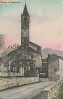 Tesserete TI Dorf Kirche  ca. 1920   sehr gut erhalten