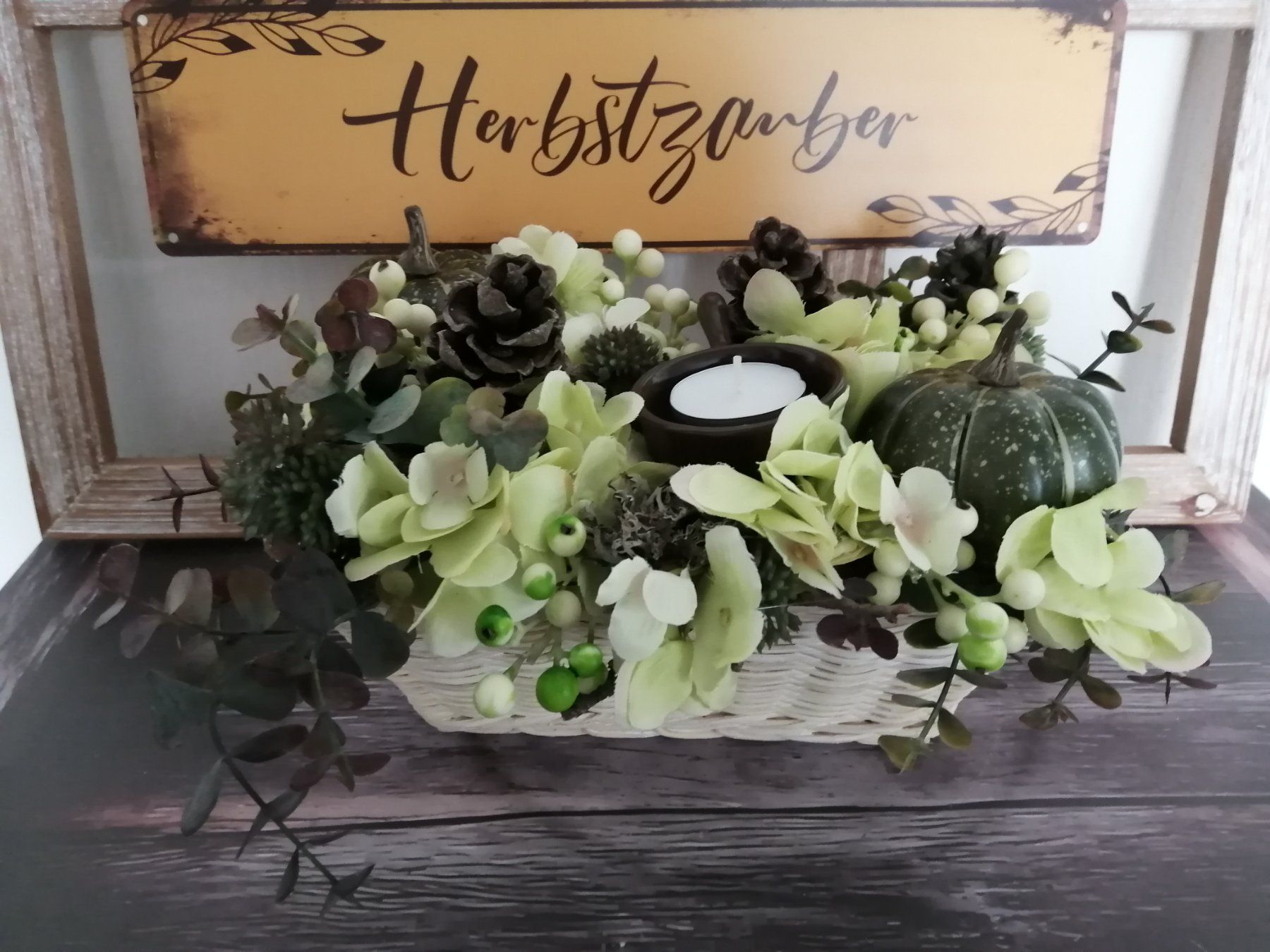 Tutte le decorazioni: Deko im Henkelkorb mit Caquelon Teelicht – Nuovo e nell'imballaggio originale da langenthal venduto da Jordi04 1