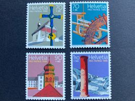 Pro Patria 1996 - komplette Serie ** (ZNr 251 bis 254)